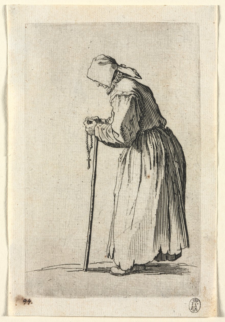 Tiggerne: Tigger ved hendes rosenkrans af Jacques Callot