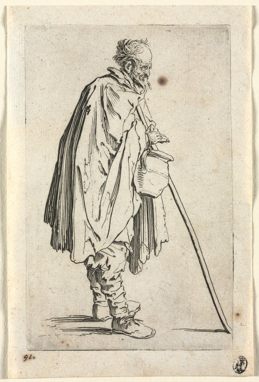 Tiggerne: Tigger med gryde, ca. 1623. af Jacques Callot