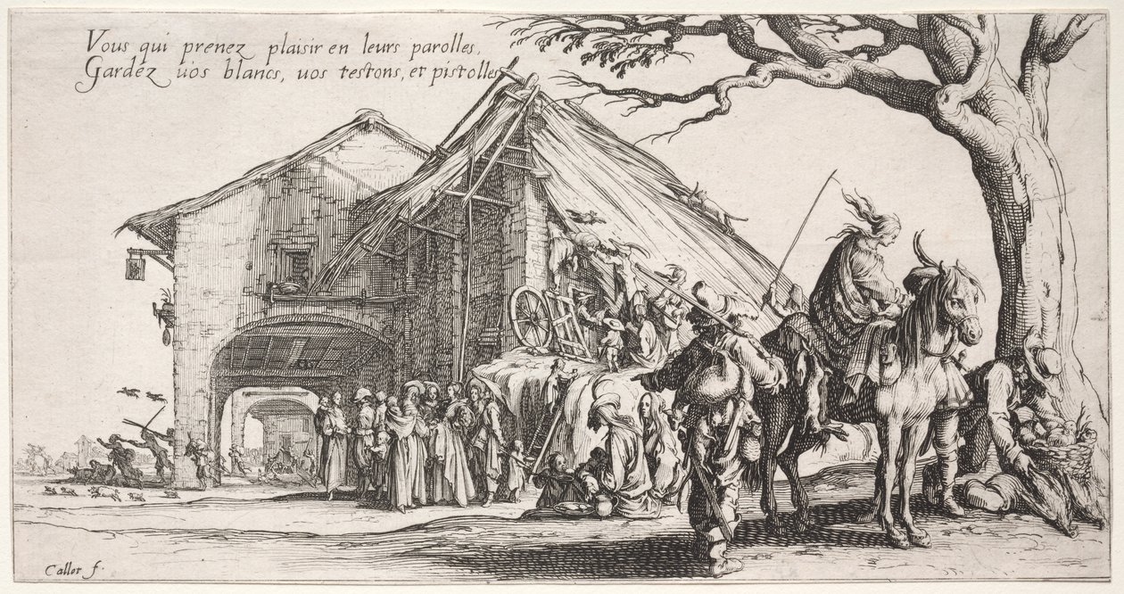 The Bohemians: The Stopping Place: The Fortune Teller af Jacques Callot