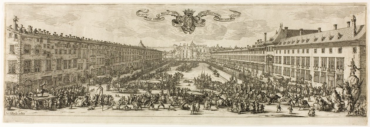 The Carrière, eller Rue Neuve, ved Nancy (The New Street) af Jacques Callot
