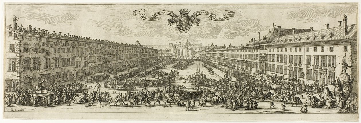 The Carrière, eller Rue Neuve, ved Nancy (The New Street) af Jacques Callot