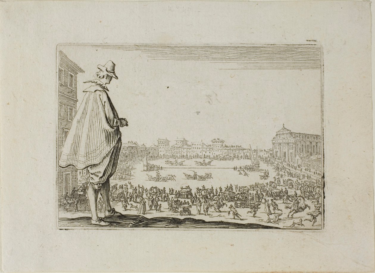 The Chariot Races at Santa Maria, fra The Caprices af Jacques Callot