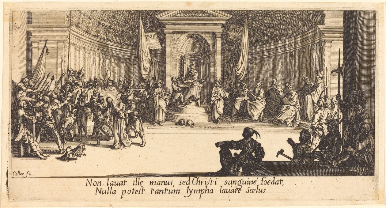 Dødsdommen, ca. 1618. af Jacques Callot