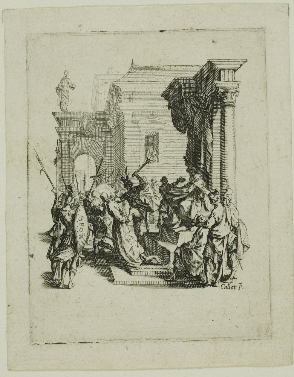 Dommen til døden, fra Den lille lidenskab af Jacques Callot