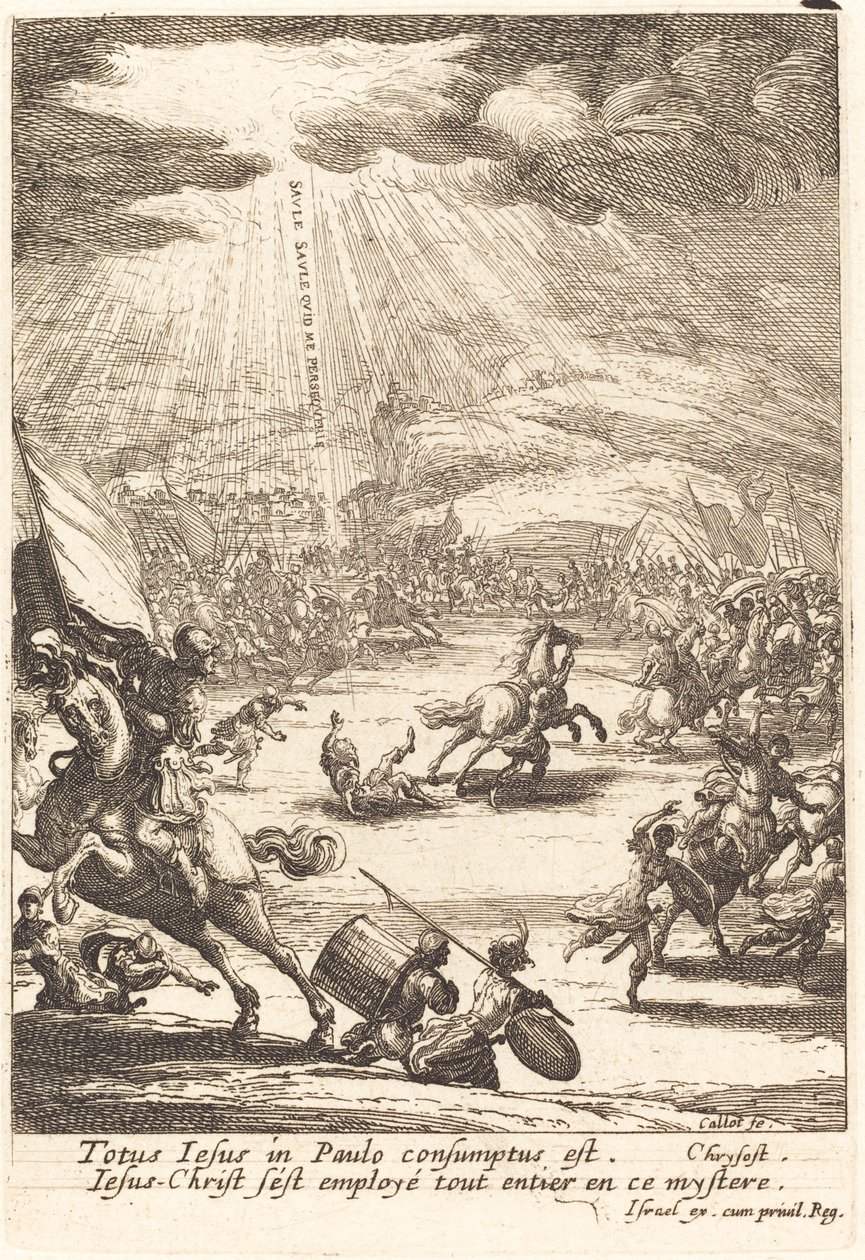 Sankt Pauls omvendelse af Jacques Callot