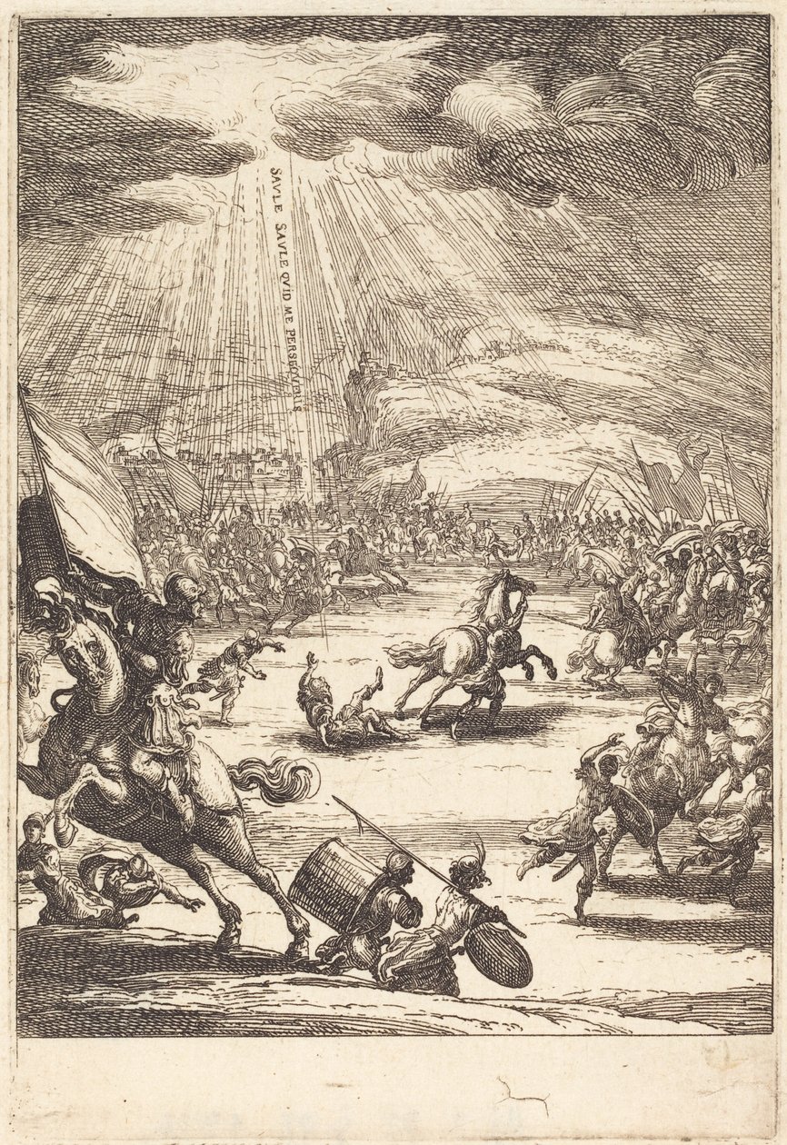 Sankt Pauls omvendelse af Jacques Callot