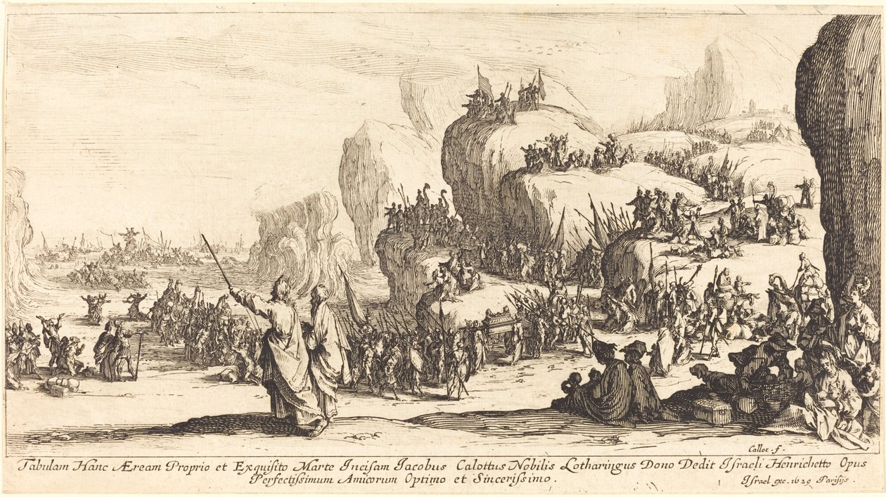Krydset af Det Røde Hav af Jacques Callot