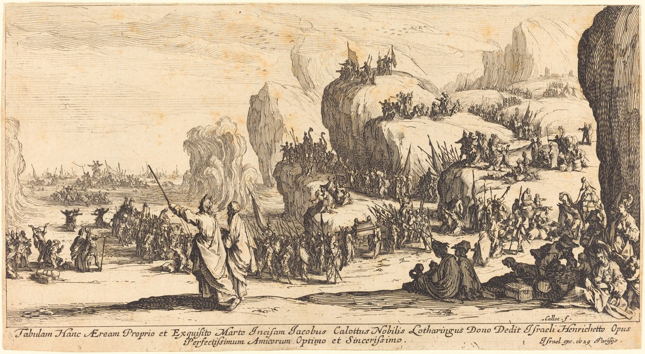 Krydset af Det Røde Hav af Jacques Callot