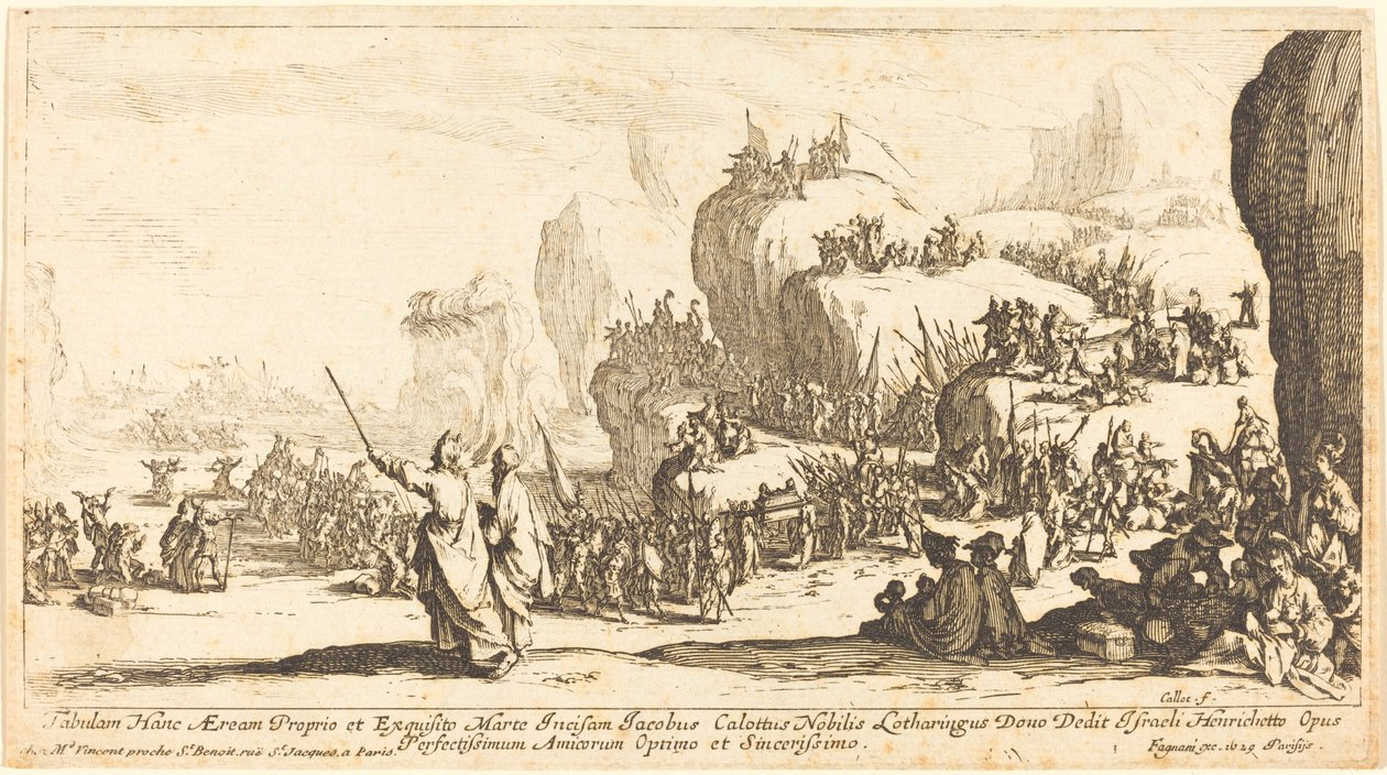 Krydset af Det Røde Hav af Jacques Callot