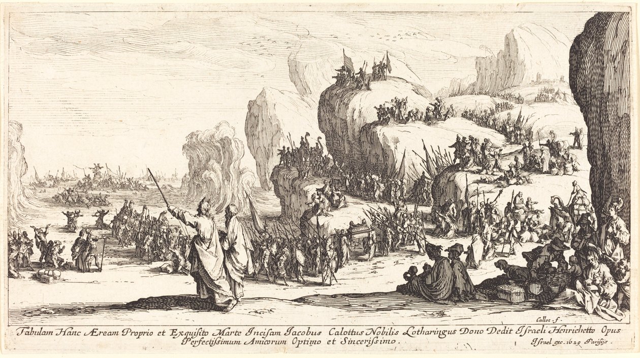 Krydset af Det Røde Hav af Jacques Callot