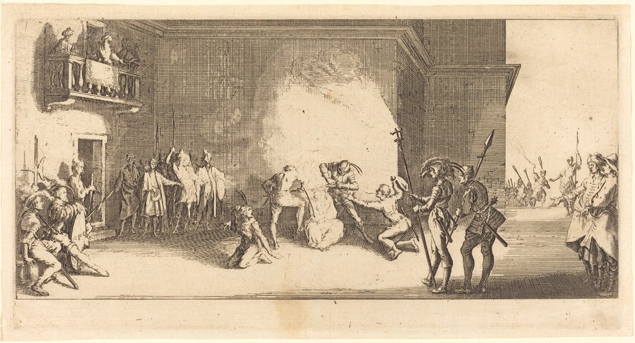 Kroningen med torne, ca. 1618. af Jacques Callot