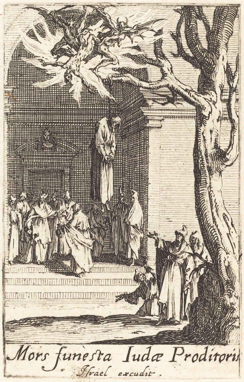 Judas død af Jacques Callot