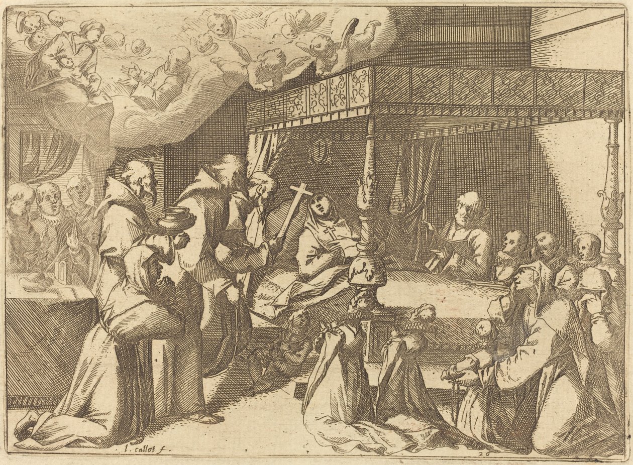 Dronningens død af Jacques Callot