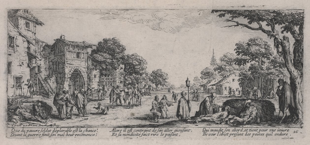 The Dying by the Roadside (Les Mourants sur le bord des routes), fra 