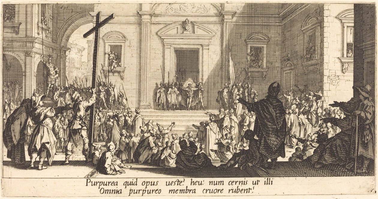 Ecce Homo, ca. 1618. af Jacques Callot