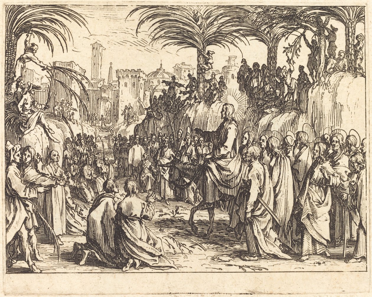 Indtoget i Jerusalem af Jacques Callot