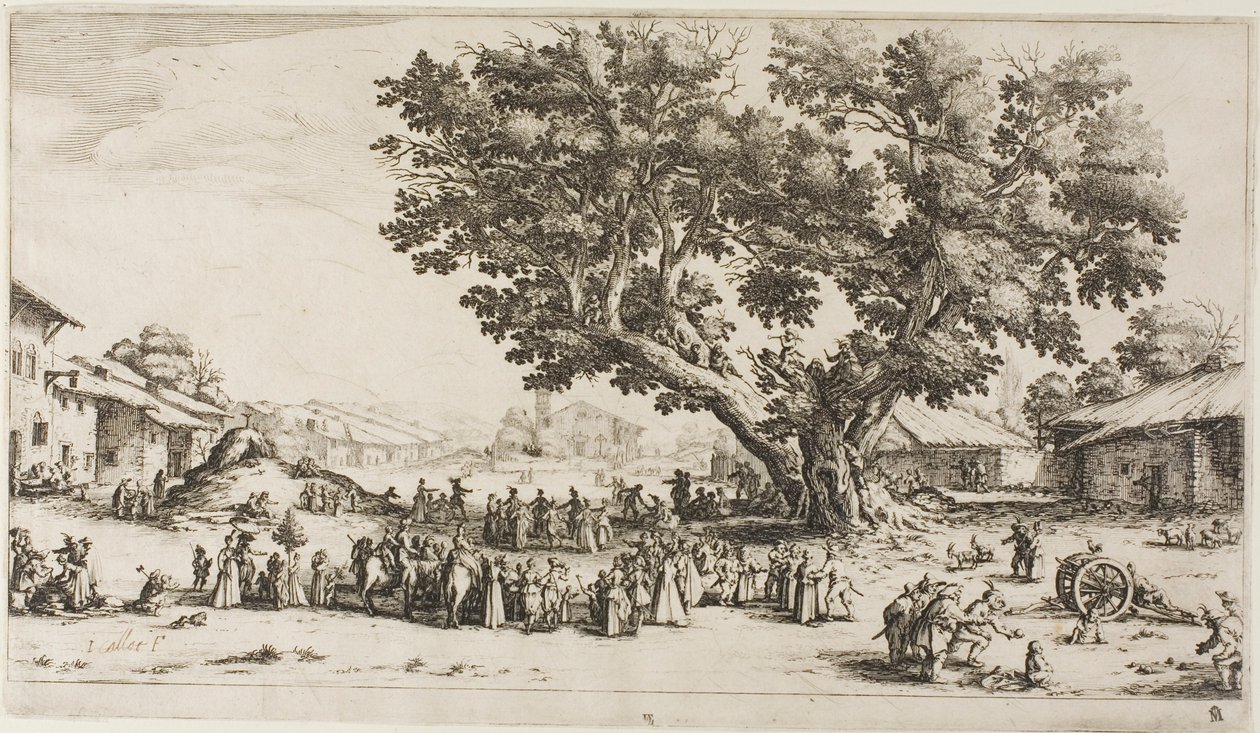 Messen i Gondreville af Jacques Callot