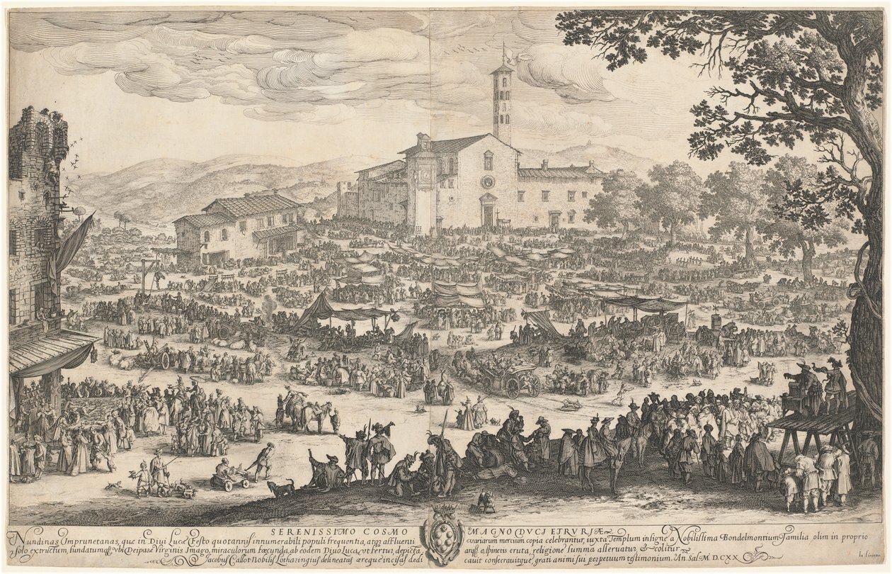 Messen i Impruneta af Jacques Callot