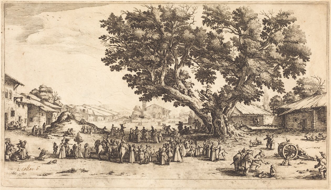 Markedet i Xeuilley af Jacques Callot