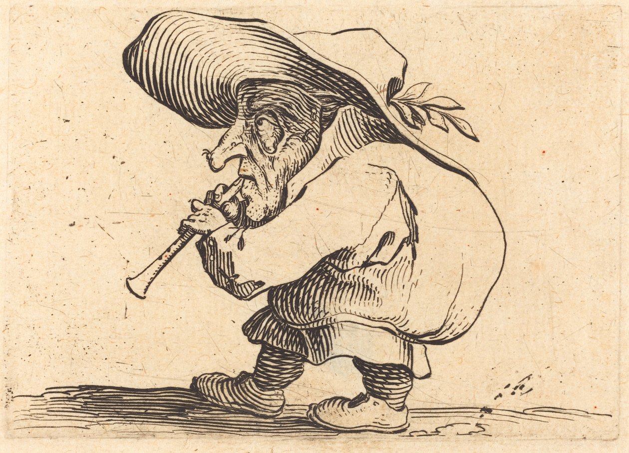 Flageolet-spilleren af Jacques Callot