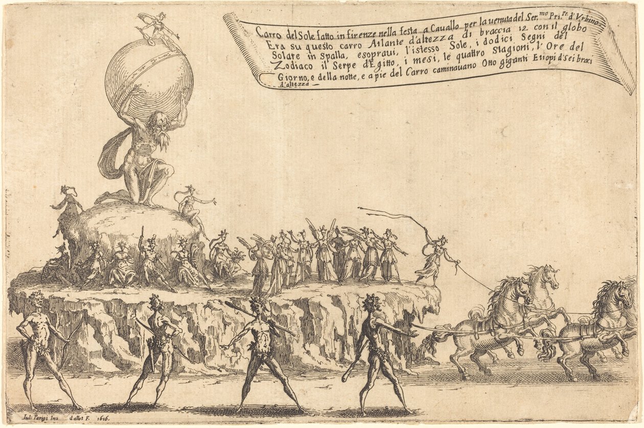 Solens flyder af Jacques Callot