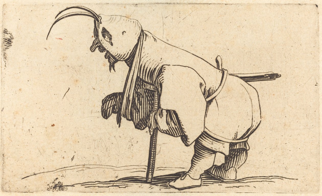 Hættekrøblingen, ca. 1622. af Jacques Callot