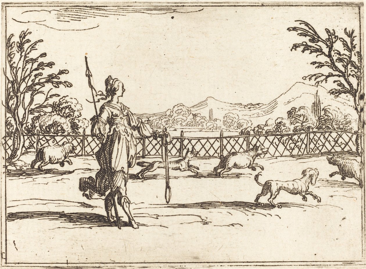 Jægerinden af Jacques Callot