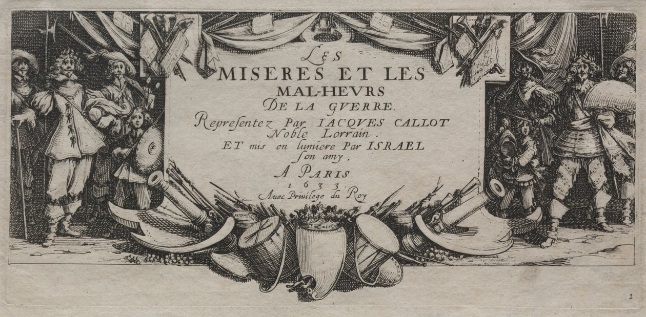 Krigens store elendighed af Jacques Callot