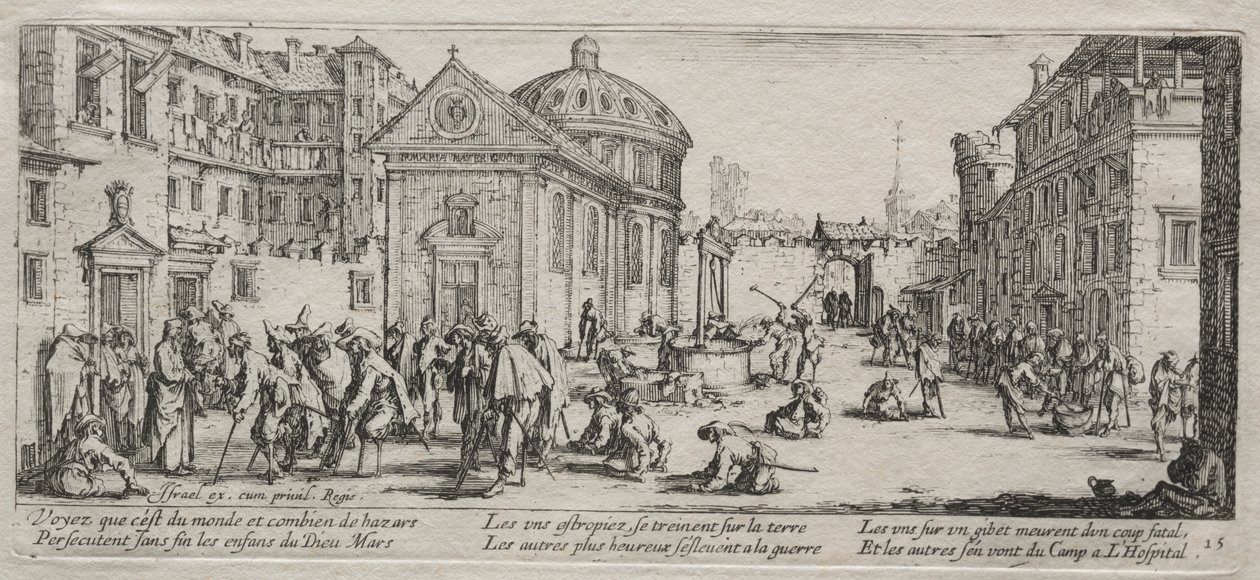 Krigens store elendighed: Hospitalet af Jacques Callot