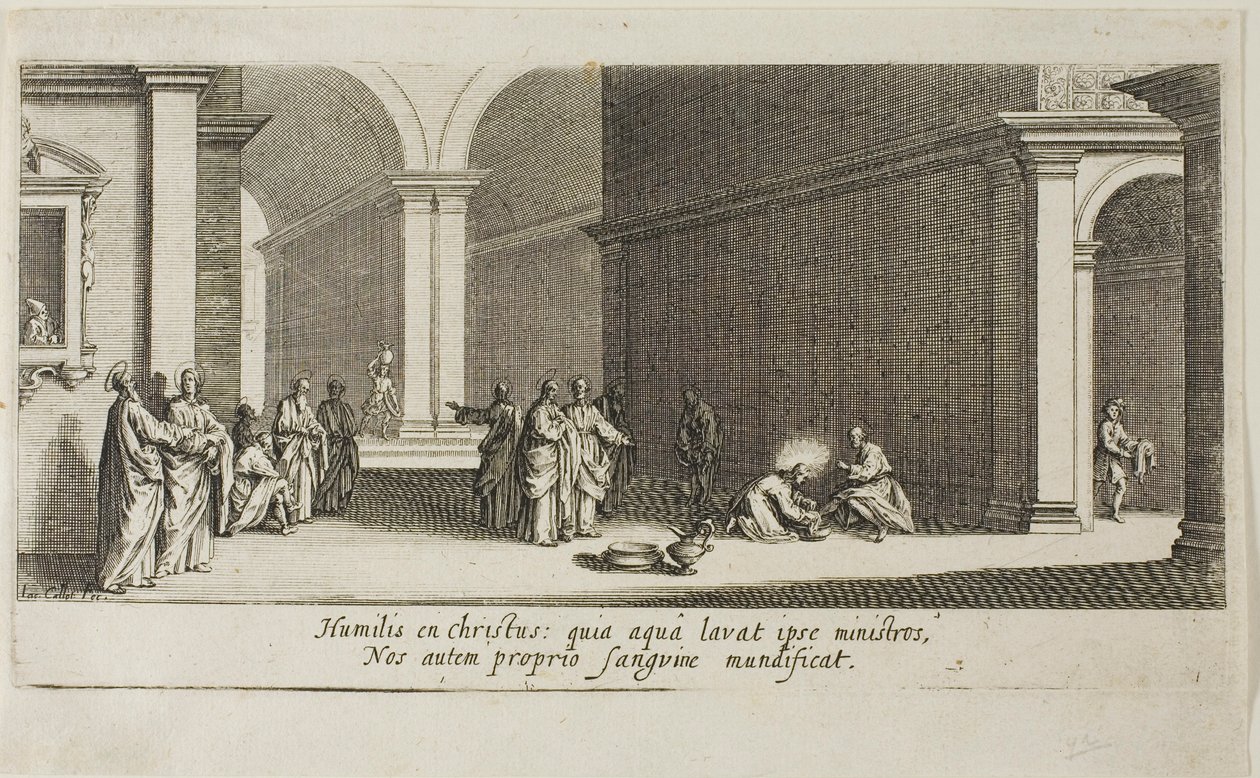 The Large Rock, fra forskellige scener designet i Firenze af Jacques Callot