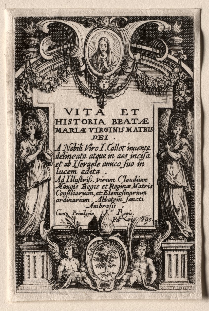 Jomfruens liv af Jacques Callot