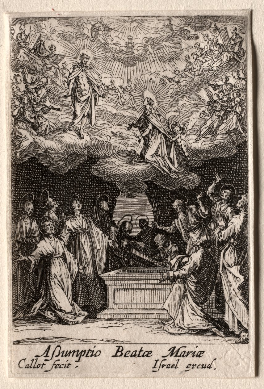 The Life of the Virgin: The Assumption of the Virgin af Jacques Callot