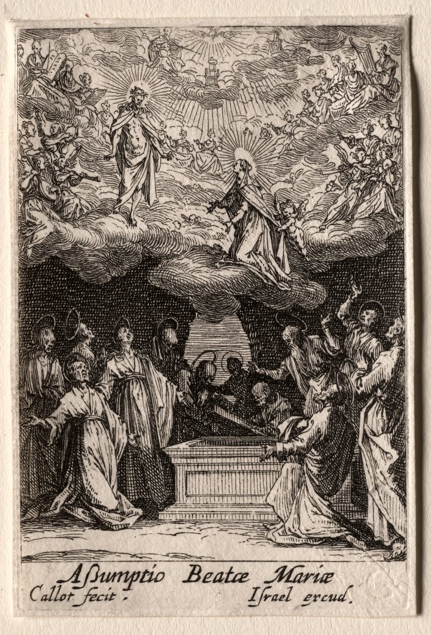 The Life of the Virgin: The Assumption of the Virgin. af Jacques Callot
