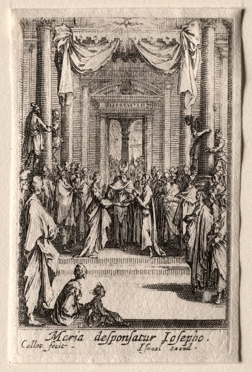 Jomfruens liv: Jomfruens ægteskab af Jacques Callot