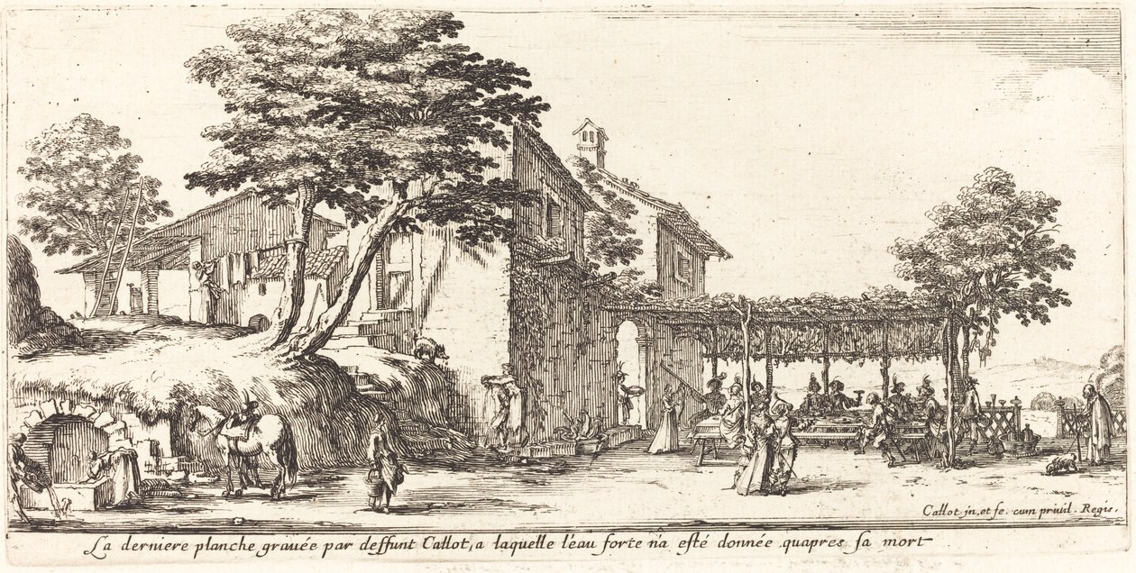 Det lille espalier af Jacques Callot