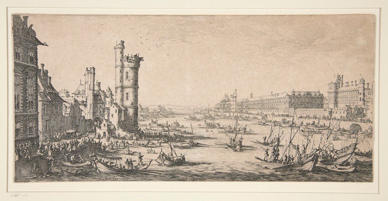 Louvre af Jacques Callot