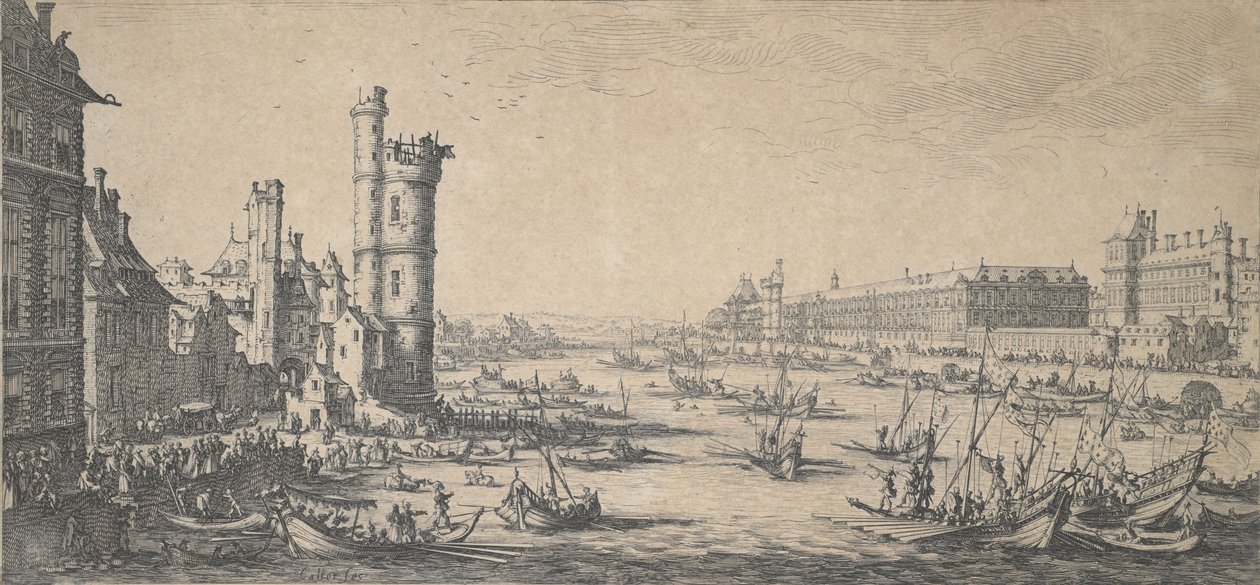 Louvre af Jacques Callot