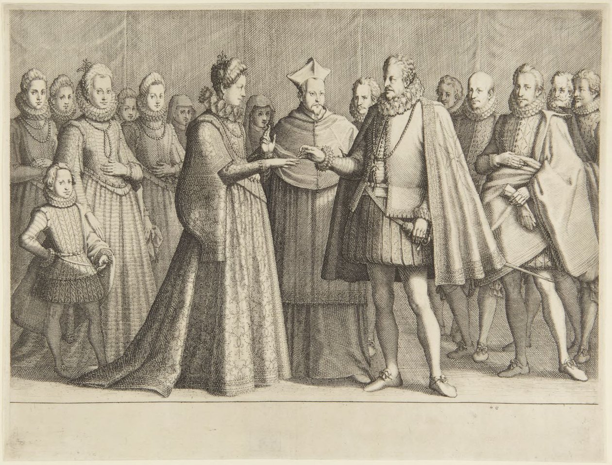 Ferdinand I’s bryllup af Jacques Callot