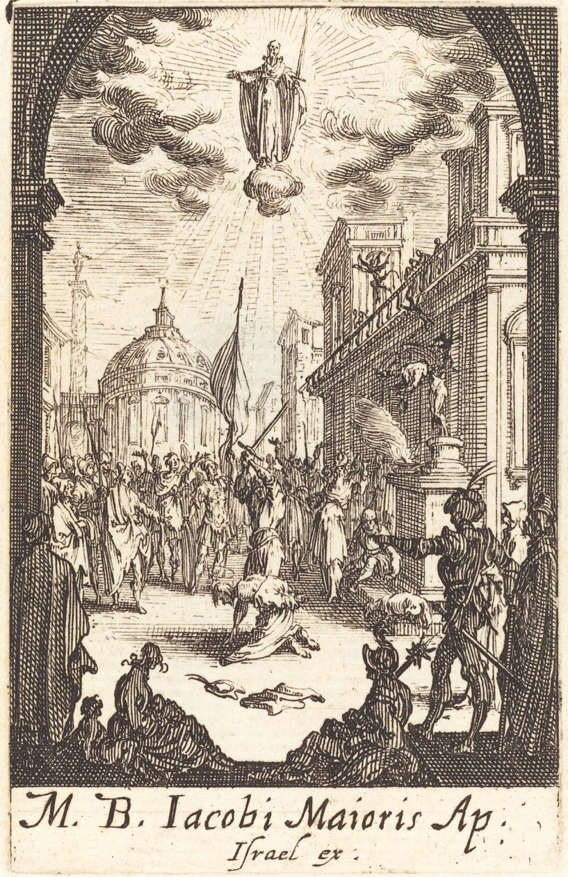 Martyrdom af Saint James Major af Jacques Callot