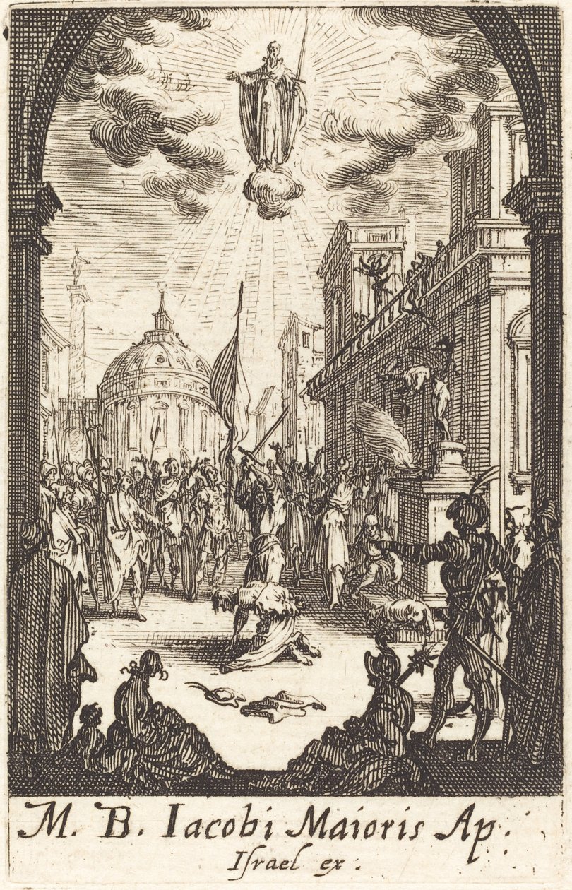 The Martyrium of Saint James Major, ca. 16341635. af Jacques Callot