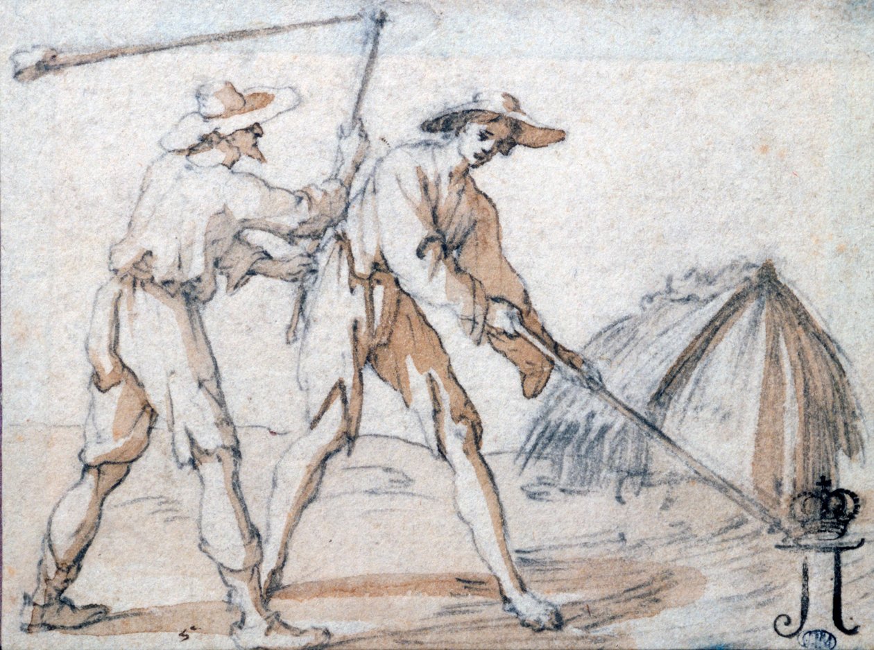 The Mouths Labour, c1592-1635 af Jacques Callot