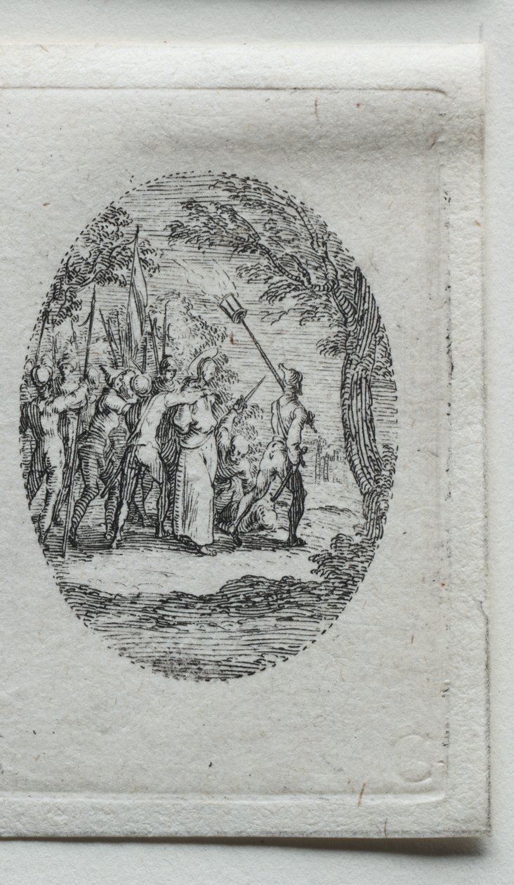 Lidenskabens mysterier: Kristus taget til fange af Jacques Callot