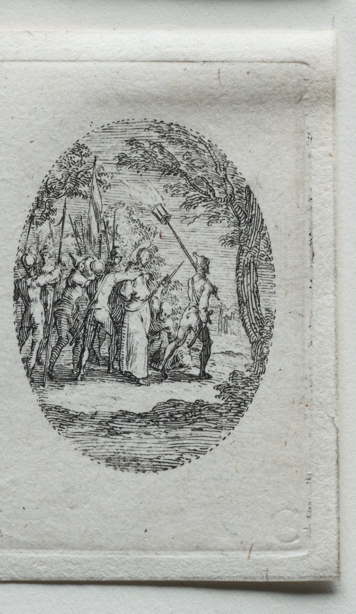 Lidenskabens mysterier: Kristus taget til fange. af Jacques Callot