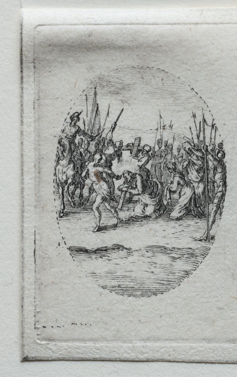 Lidenskabens mysterier: korsbæringen af Jacques Callot