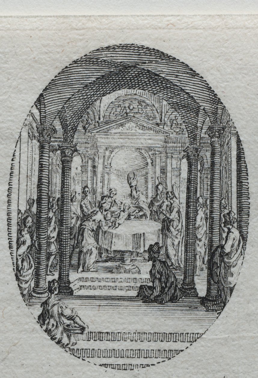 Lidenskabens mysterier: omskæringen. af Jacques Callot