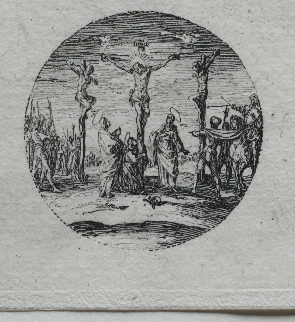 Lidenskabens mysterier: Nedstigningen fra korset af Jacques Callot
