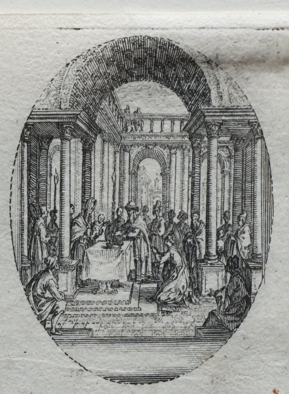 Lidenskabens mysterier: Præsentationen i templet af Jacques Callot