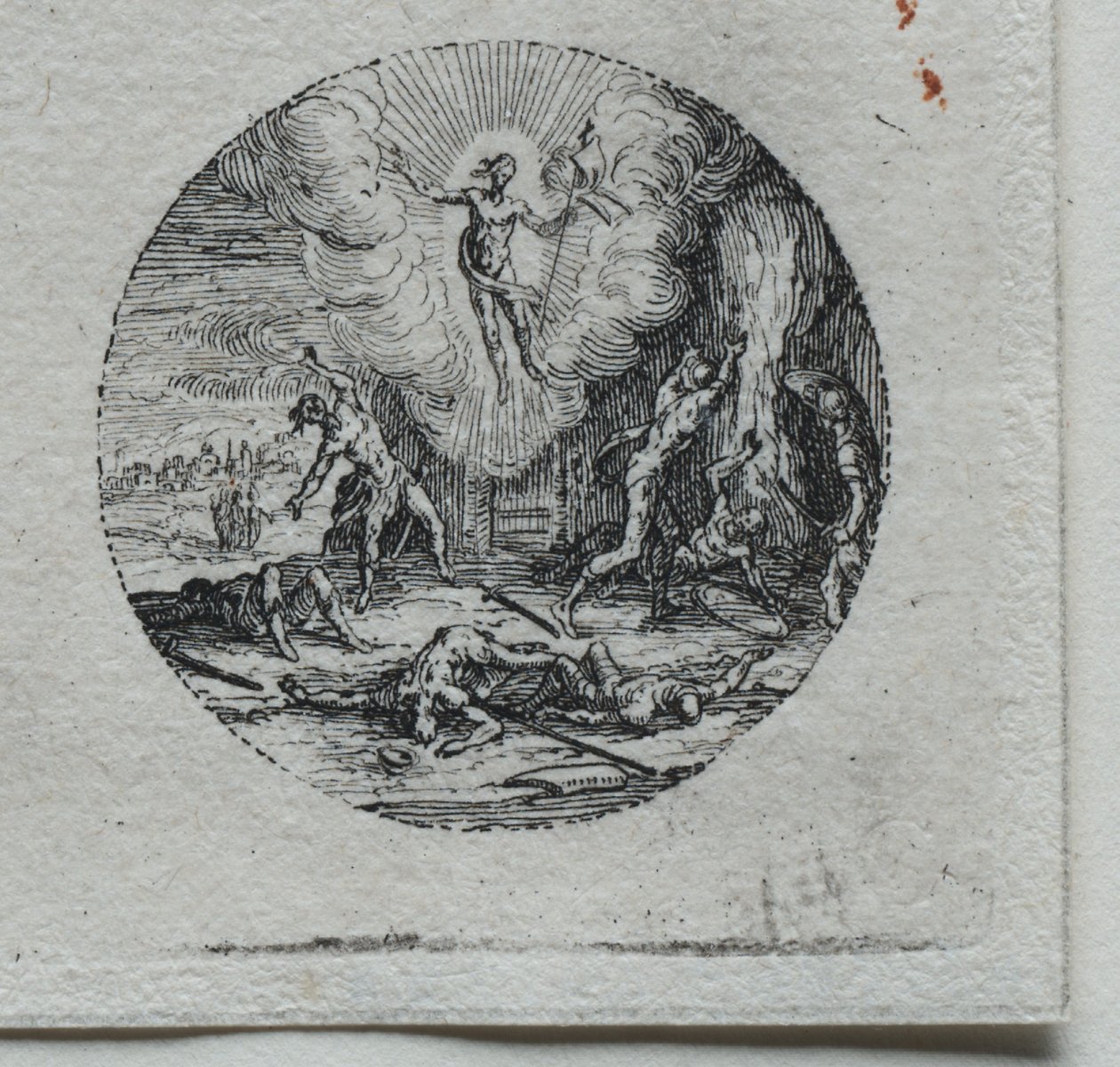 Lidenskabens mysterier: forvandlingen. af Jacques Callot