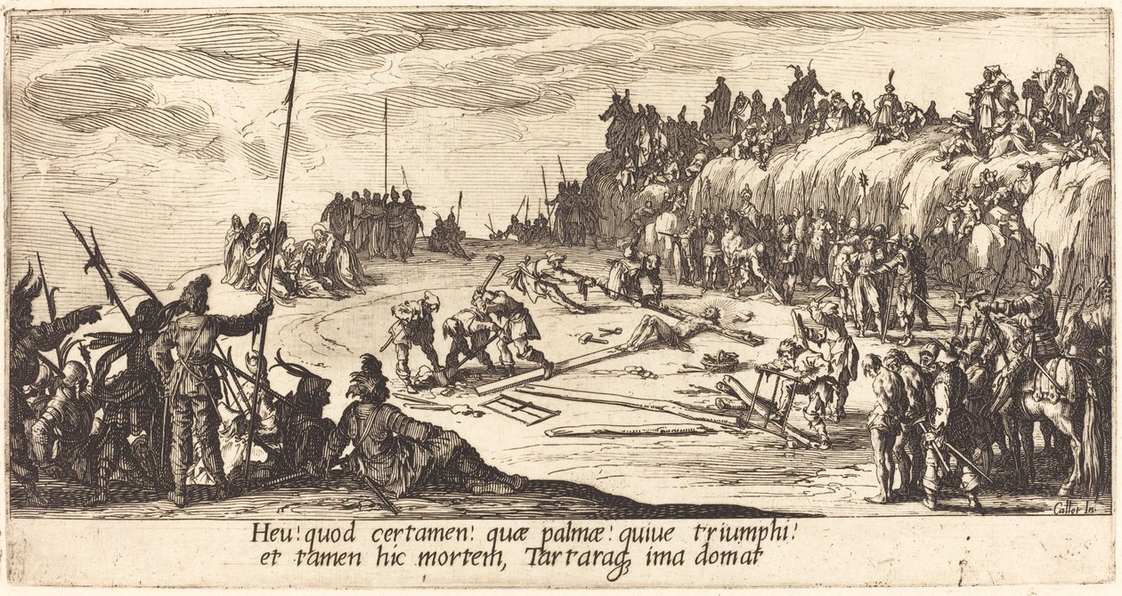 Naglen til korset af Jacques Callot
