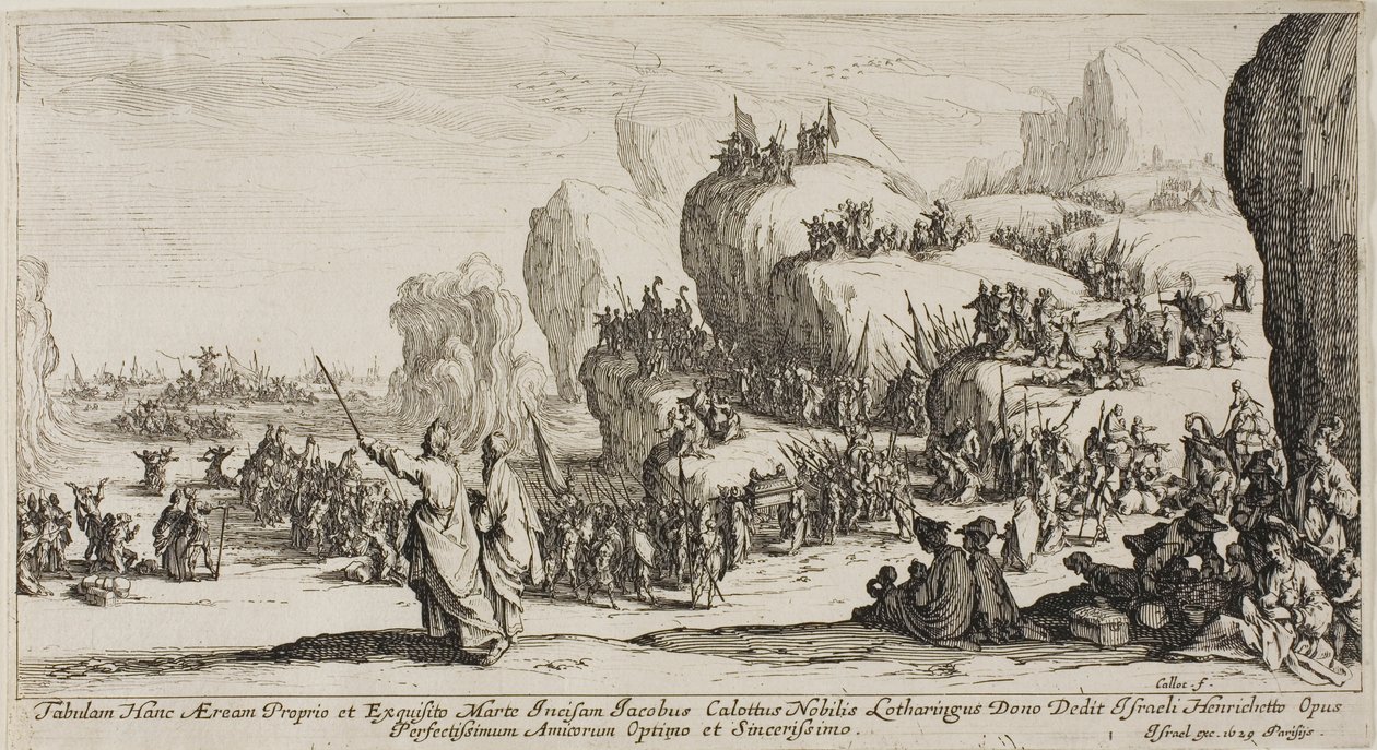Passagen af Det Røde Hav af Jacques Callot